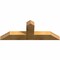 Ekena Millwork Portland Rough Sawn Timber Gable Bracket, Western Red Cedar, 48"W x 18"H x 4"D x 6"F, 9/12 Pitch GBW048X18X0406POR00RWR - alternate 2